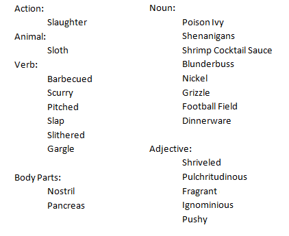 Dreamwalker Game Words