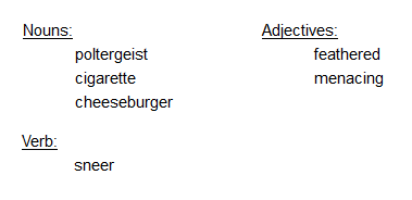 Snake Plissken Mad Mashup Word Submissions